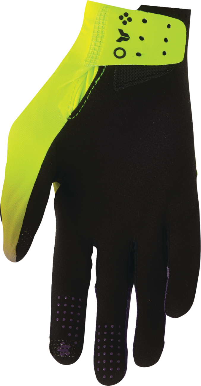 THOR Sportmode Iconic Gloves - Acid/Purple - XS 3330-9118