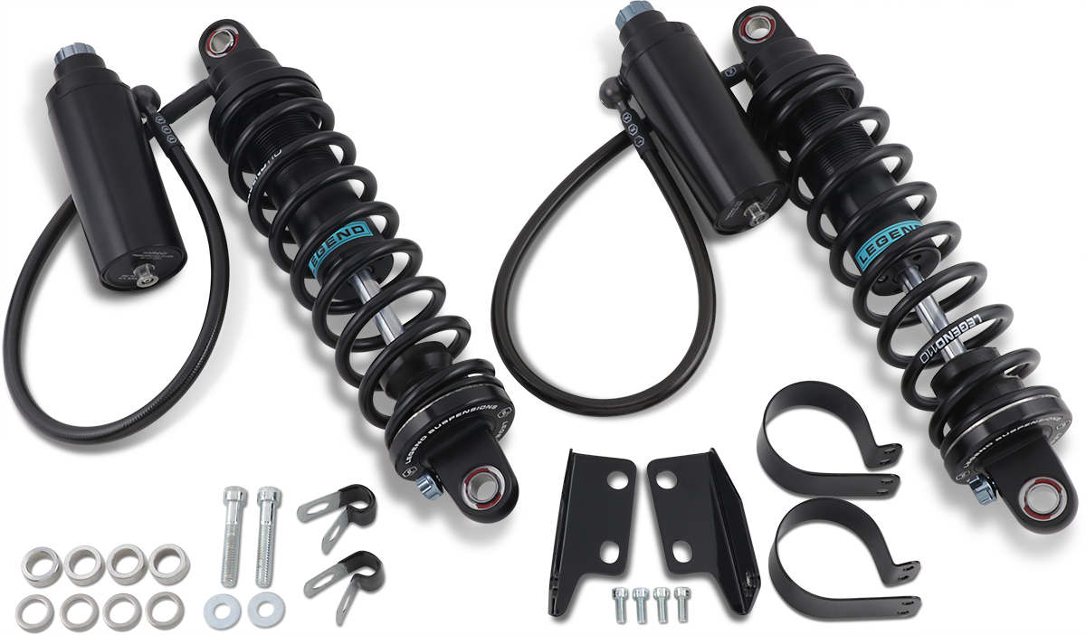 Legend Suspension Revo ARC Remote Reservoir Shocks - 13 Inch - Standard - Black (Part Number 1310-1886)
