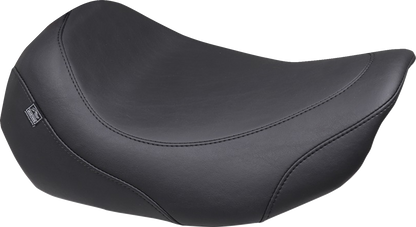 MUSTANG Wide Tripper™ Solo Seat - No Backrest Receiver - Black Stitch - FLT/FLH '23-'26 88603