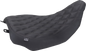 MUSTANG Runaround™ Solo Seat - Double Diamond - Black Stitch - FLT/FLH '23-'26 88020