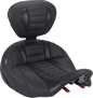 MUSTANG Deluxe Touring Solo Seat - with Driver's Backrest - American Beauty Stitch - FLH/FLT '23-'26 89406AB
