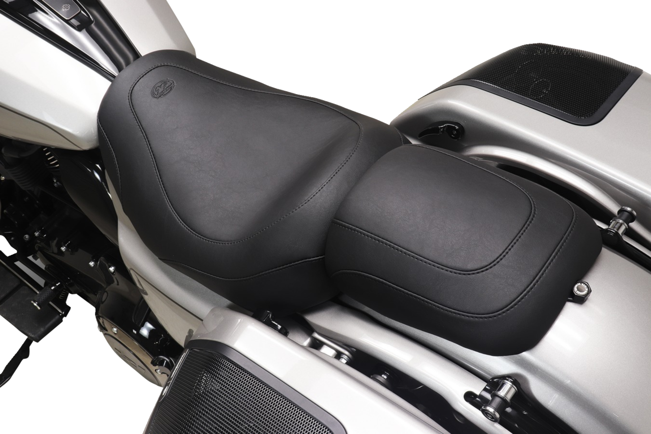 MUSTANG Padded Passenger Cowl - Black - Smooth - FLH/FLT '23-'25 88612