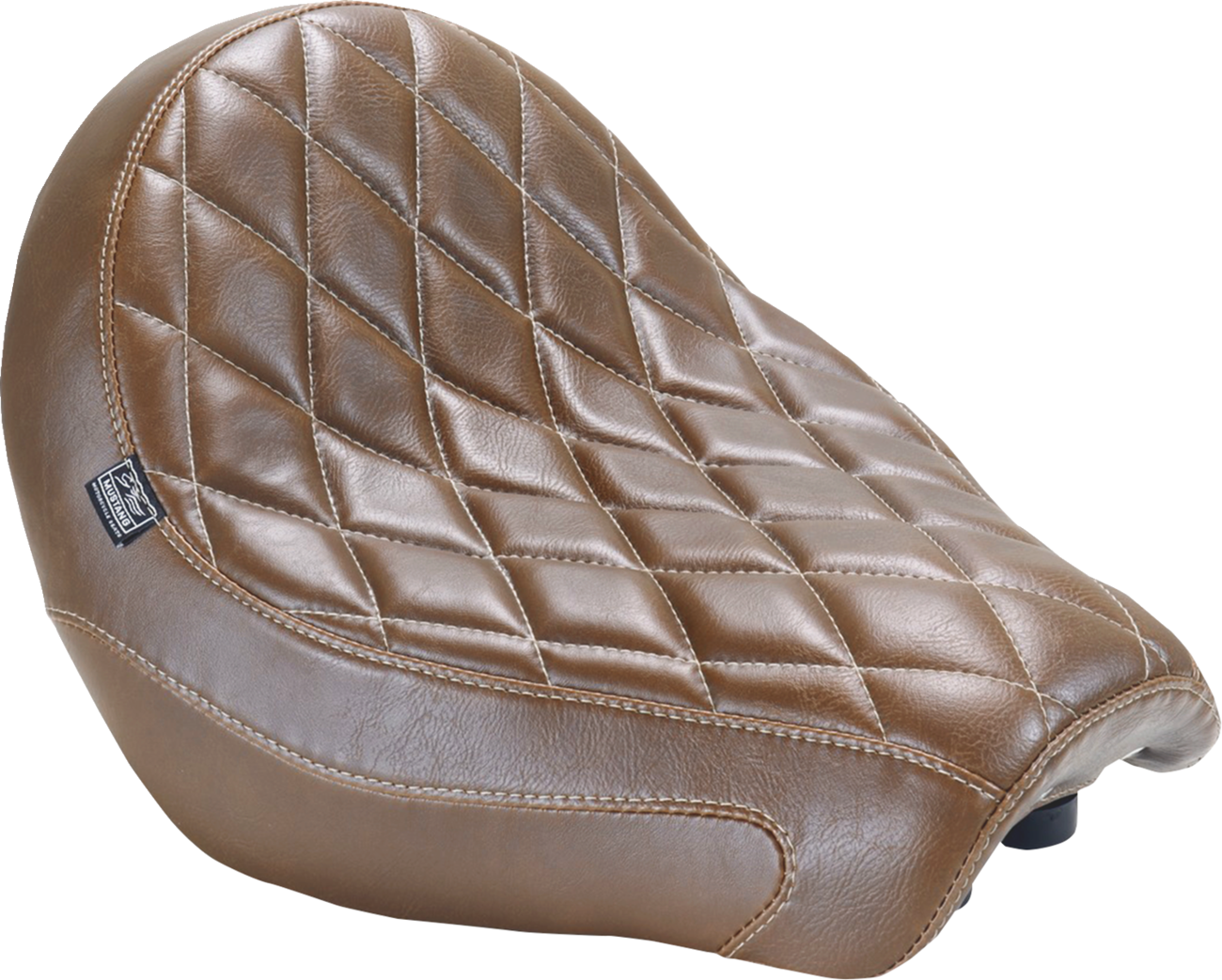 MUSTANG Tripper™ Solo Seat - Brown - Diamond Toast Stitch - Rebel 1100 '21-'25 84156