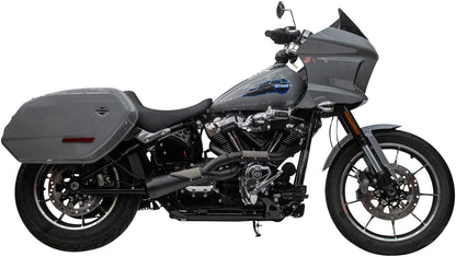 TRASK 2-into-1 Big Sexy Exhaust System - Black Stainless Steel - M8 Softail TM-5132BK