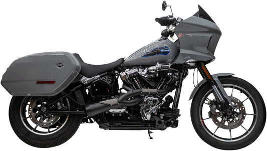 TRASK 2-into-1 Big Sexy Exhaust System - Black Stainless Steel - M8 Softail TM-5132BK