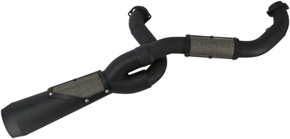TRASK 2-into-1 Big Sexy Exhaust System - Black Stainless Steel - M8 Softail TM-5132BK