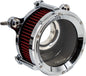 TRASK 68 mm Assault Charge Air Cleaner - Chrome - Gen 2 M8 TM-1025CH