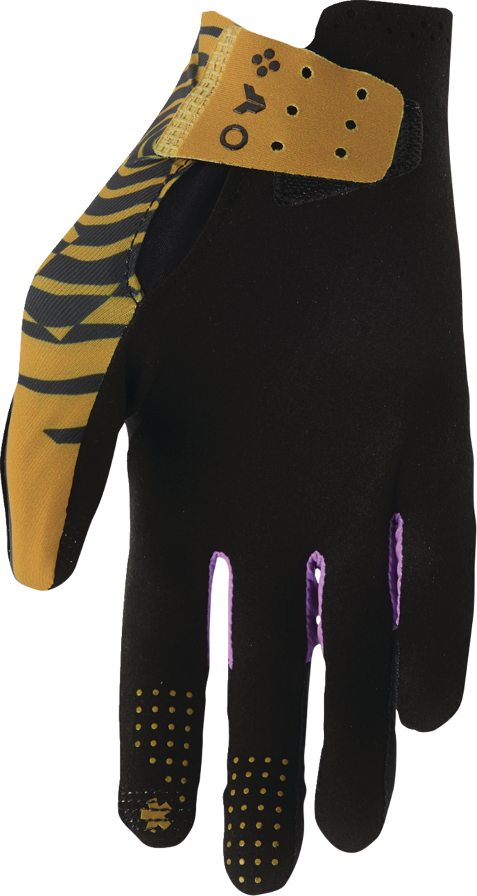 THOR Sportmode Mind Control Gloves - Black/Caramel - Small 3330-8568