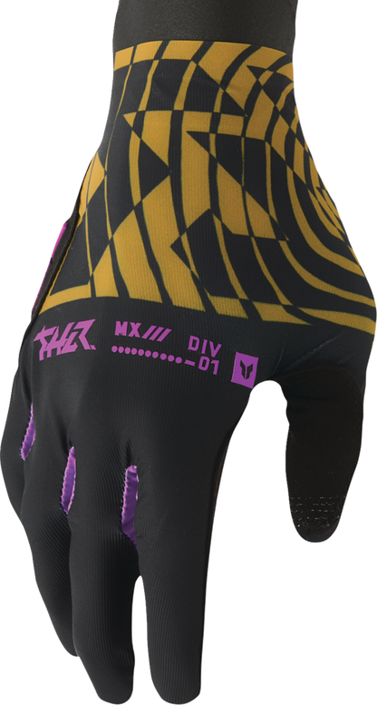 THOR Sportmode Mind Control Gloves - Black/Caramel - XS 3330-8567