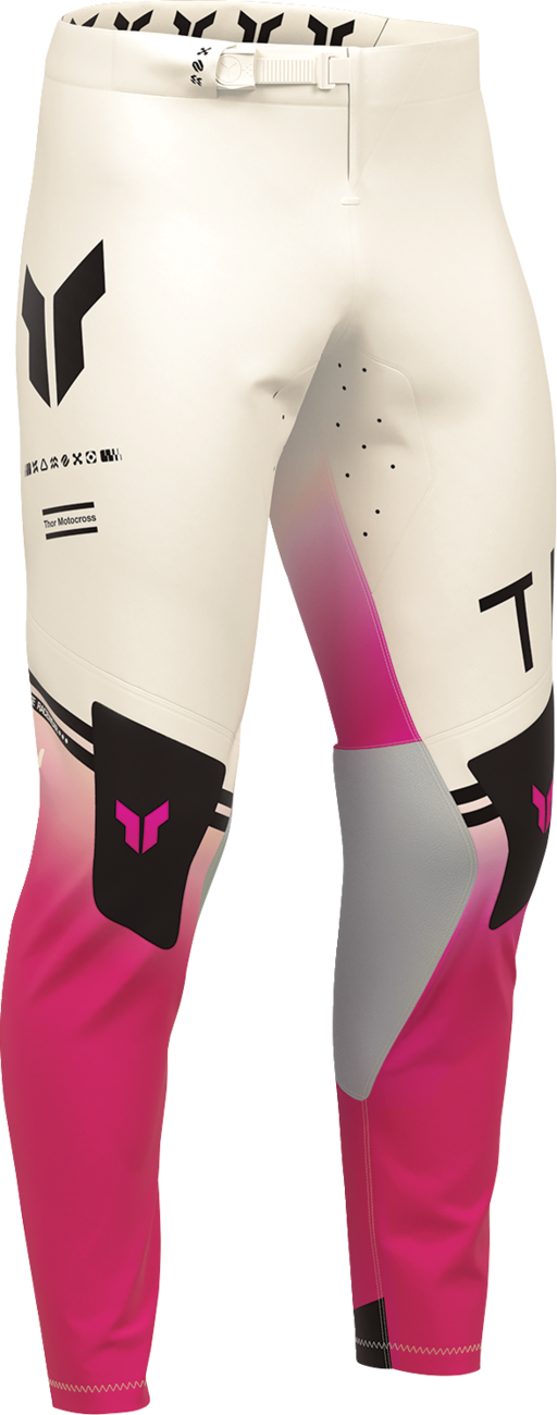 THOR Sportmode Geo Pants - Vintage White/Pink - US 33 2901-12828
