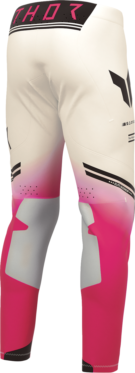 THOR Sportmode Geo Pants - Vintage White/Pink - US 33 2901-12828