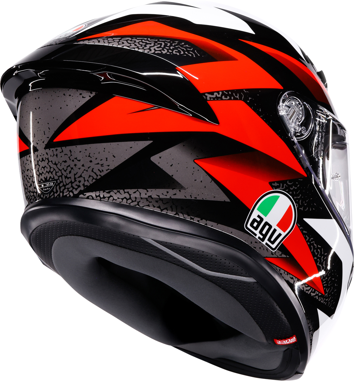 AGV K6 S Helmet - Braven - Black/Red/White - Small 2118395016-029-S