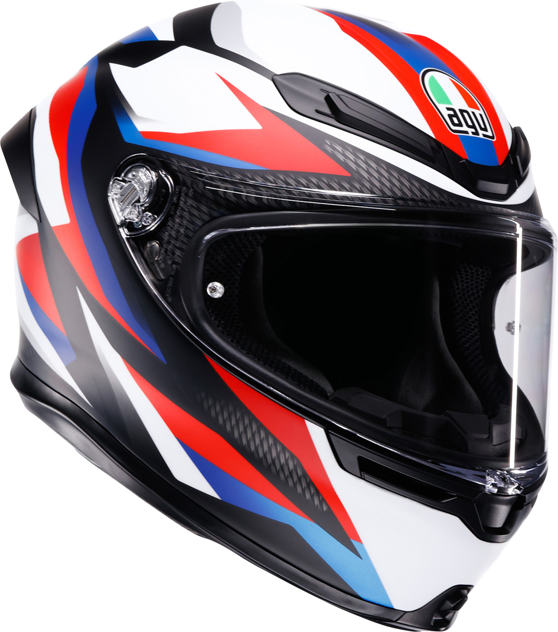AGV K6 S Helmet - Timewarp - Matte Black/Red/Blue - Large 2118395016-028-L