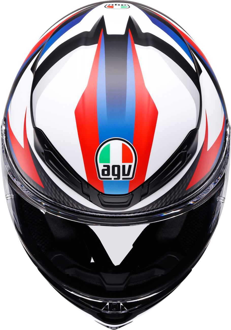 AGV K6 S Helmet - Timewarp - Matte Black/Red/Blue - XL 2118395016-028-XL