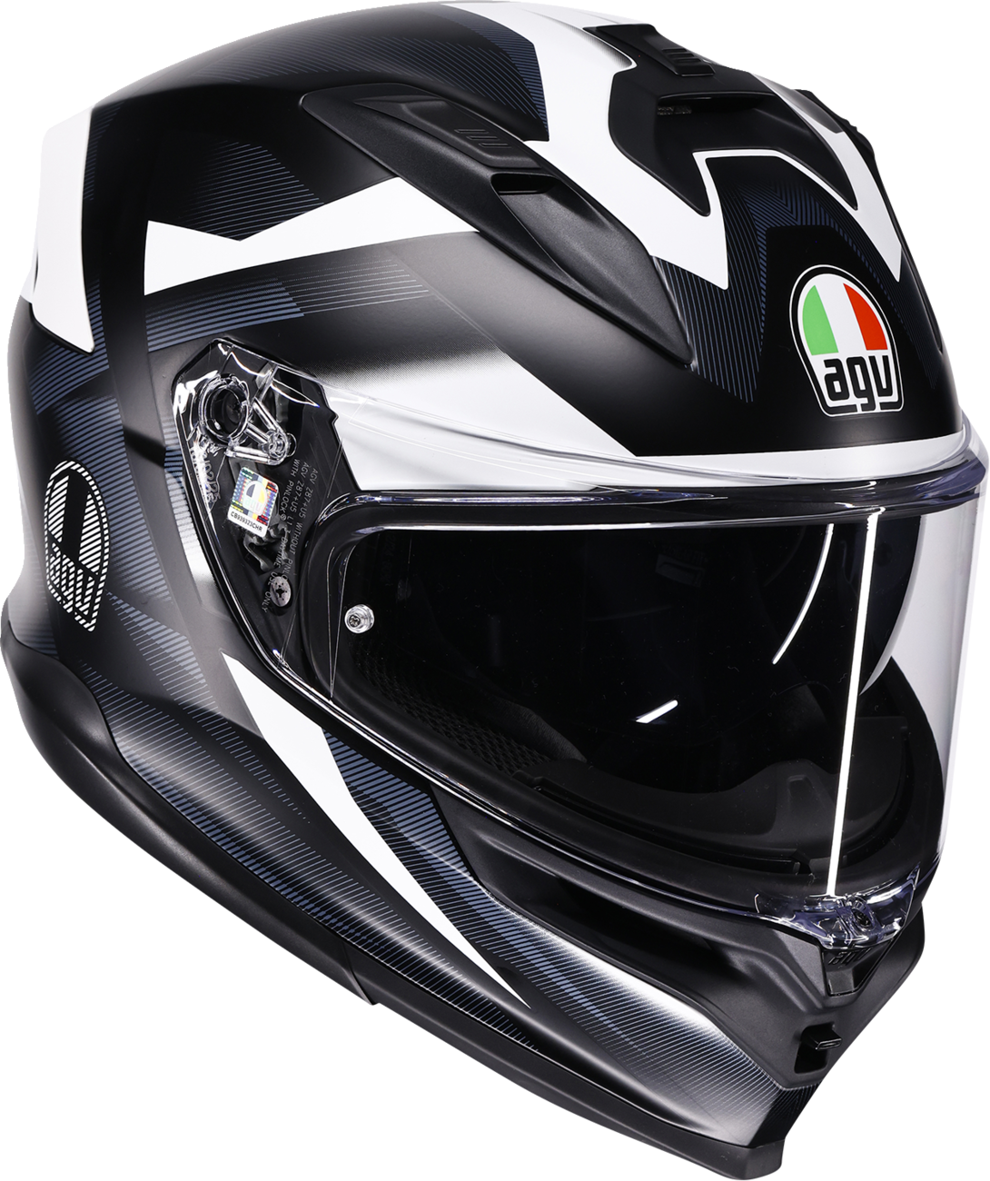 AGV K7 Helmet - Glimpse - Matte Black/White - 2XL 2118399004-016-XXL