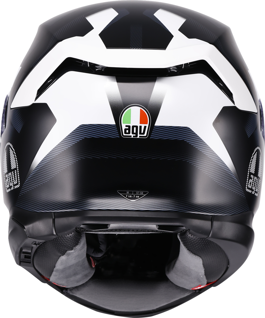 AGV K7 Helmet - Glimpse - Matte Black/White - 2XL 2118399004-016-XXL