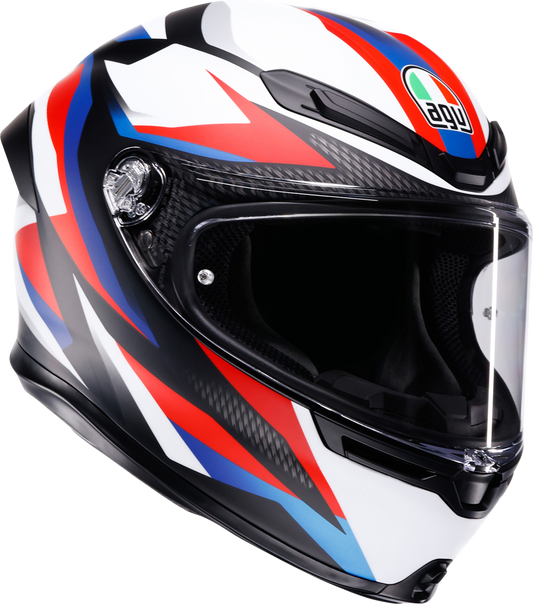 AGV K6 S Helmet - Timewarp - Matte Black/Red/Blue - Medium 2118395016-028-M
