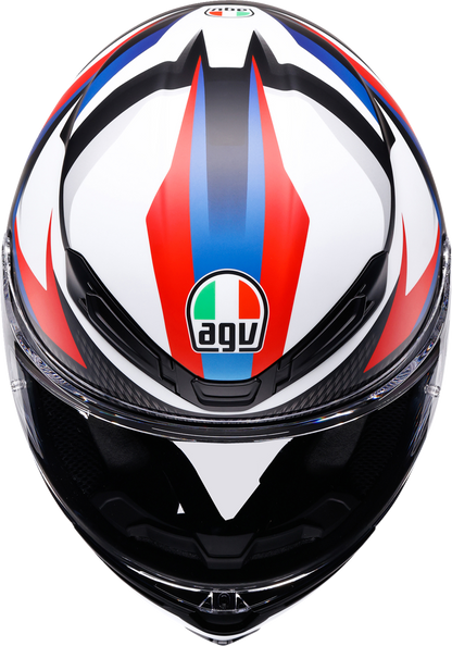 AGV K6 S Helmet - Timewarp - Matte Black/Red/Blue - Medium 2118395016-028-M