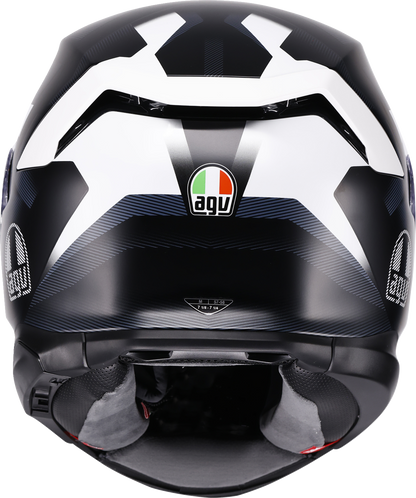 AGV K7 Helmet - Glimpse - Matte Black/White - Large 2118399004-016-L