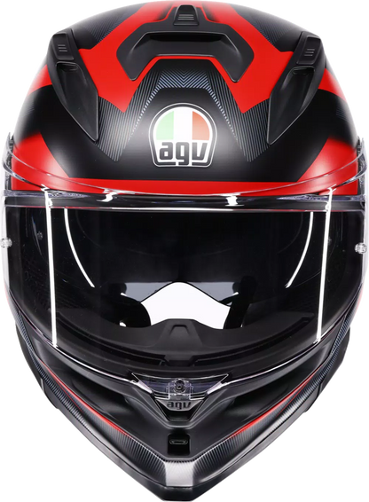 AGV K7 Helmet - Glimpse - Matte Black/Red - Large 2118399004-015-L