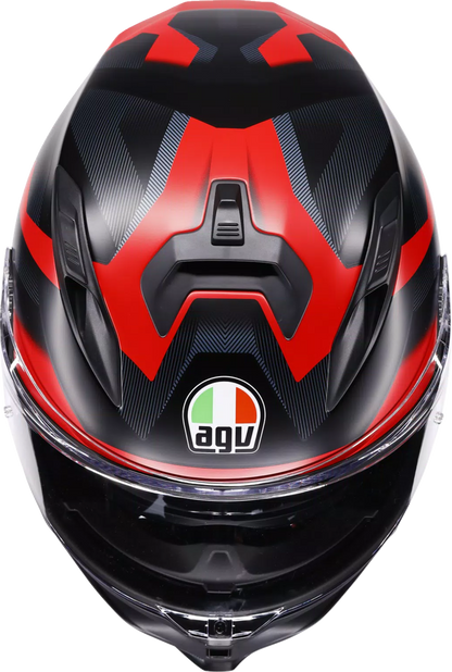 AGV K7 Helmet - Glimpse - Matte Black/Red - Large 2118399004-015-L