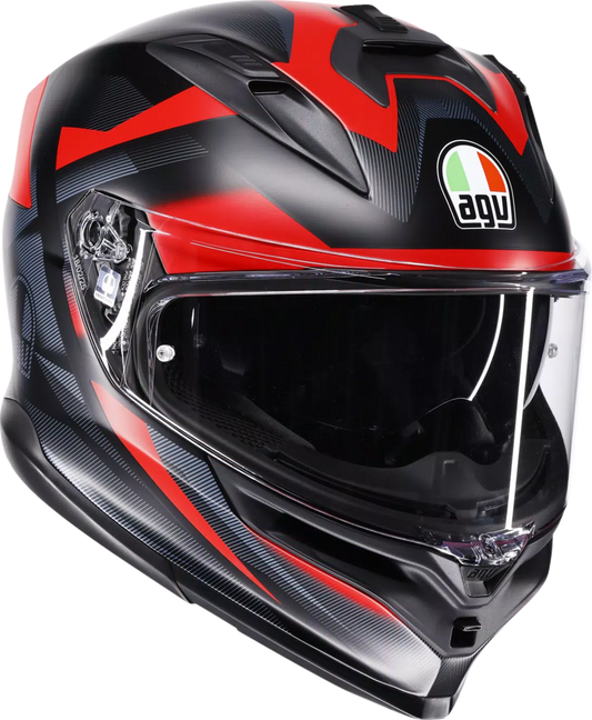 AGV K7 Helmet - Glimpse - Matte Black/Red - Medium 2118399004-015-M
