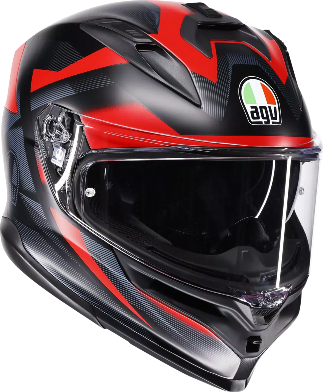 AGV K7 Helmet - Glimpse - Matte Black/Red - XL 2118399004-015-XL