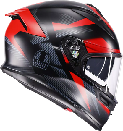 AGV K7 Helmet - Glimpse - Matte Black/Red - 2XL 2118399004-015-XXL
