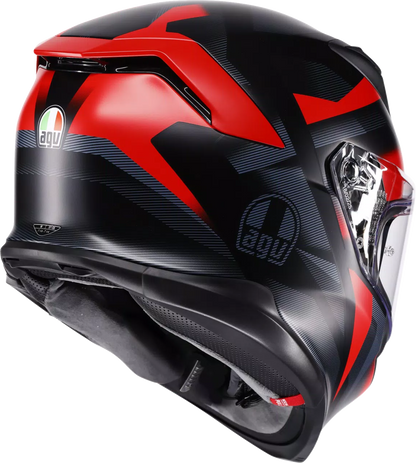 AGV K7 Helmet - Glimpse - Matte Black/Red - XL 2118399004-015-XL