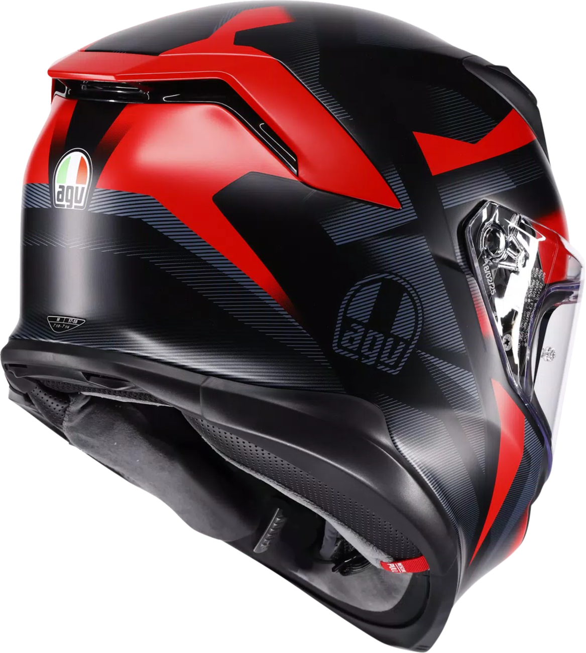 AGV K7 Helmet - Glimpse - Matte Black/Red - 2XL 2118399004-015-XXL