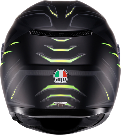 AGV K3 Helmet - Syth - Matte Black/Yellow Fluo - Medium 2118381004-026-M