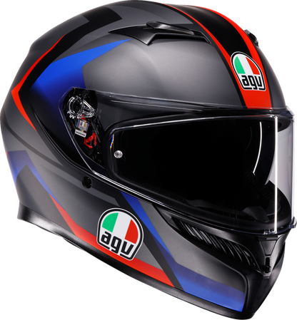 AGV K3 Helmet - Striga - Matte Black/Blue/Red - Small 2118381004-024-S