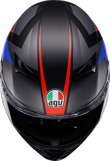 AGV K3 Helmet - Striga - Matte Black/Blue/Red - Small 2118381004-024-S