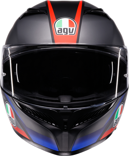 AGV K3 Helmet - Striga - Matte Black/Blue/Red - XL 2118381004-024-XL