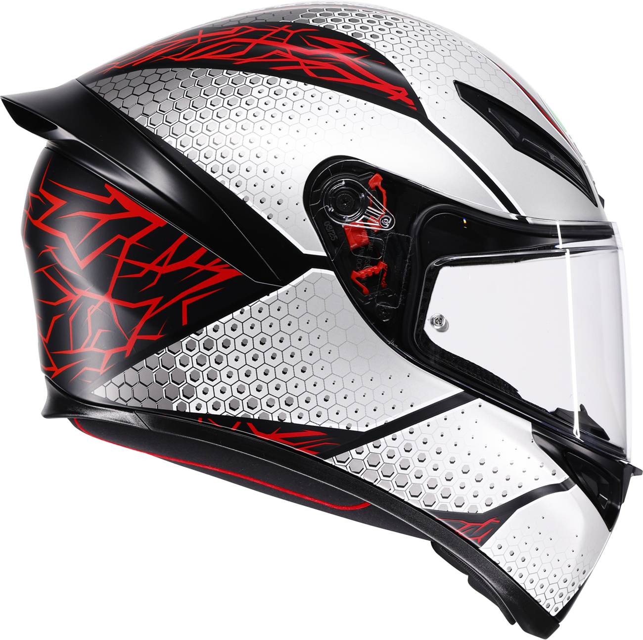 AGV K1 S Helmet - Speedarmor - Matte Black/Gray/Red - 2XL 2118394018-073-XXL
