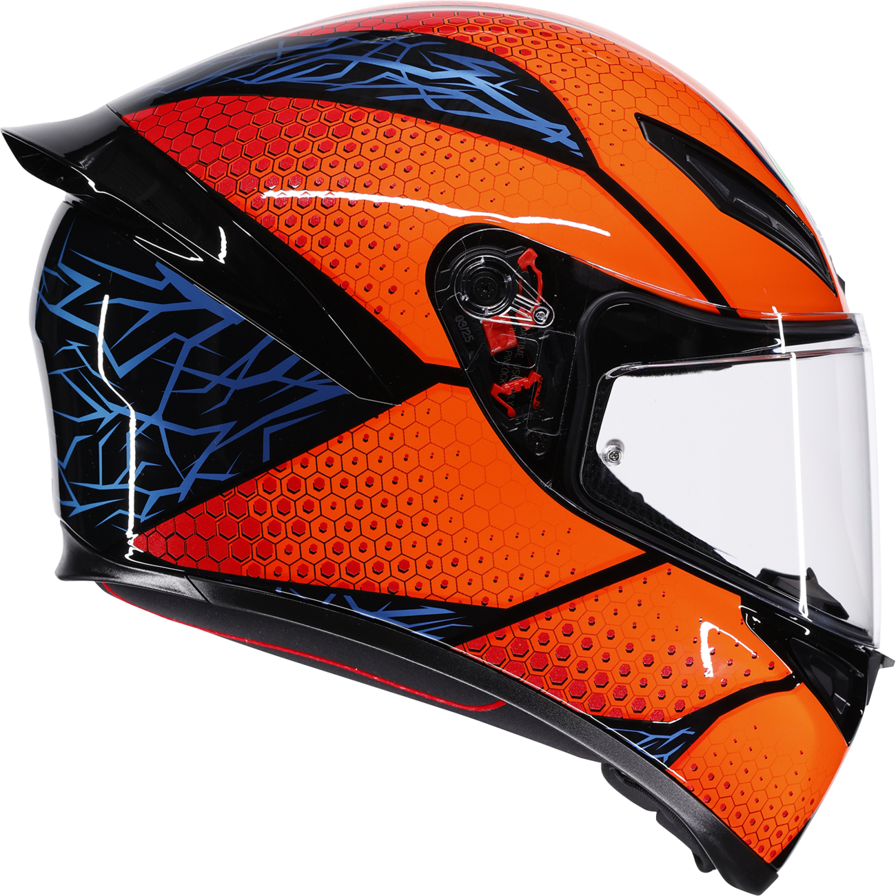 AGV K1 S Helmet - Speedarmor - Black/Orange/Blue - Small 2118394018-074-S