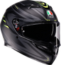 AGV K3 Helmet - Syth - Matte Black/Yellow Fluo - Small 2118381004-026-S