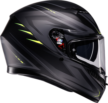 AGV K3 Helmet - Syth - Matte Black/Yellow Fluo - XL 2118381004-026-XL