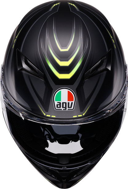AGV K3 Helmet - Syth - Matte Black/Yellow Fluo - XL 2118381004-026-XL