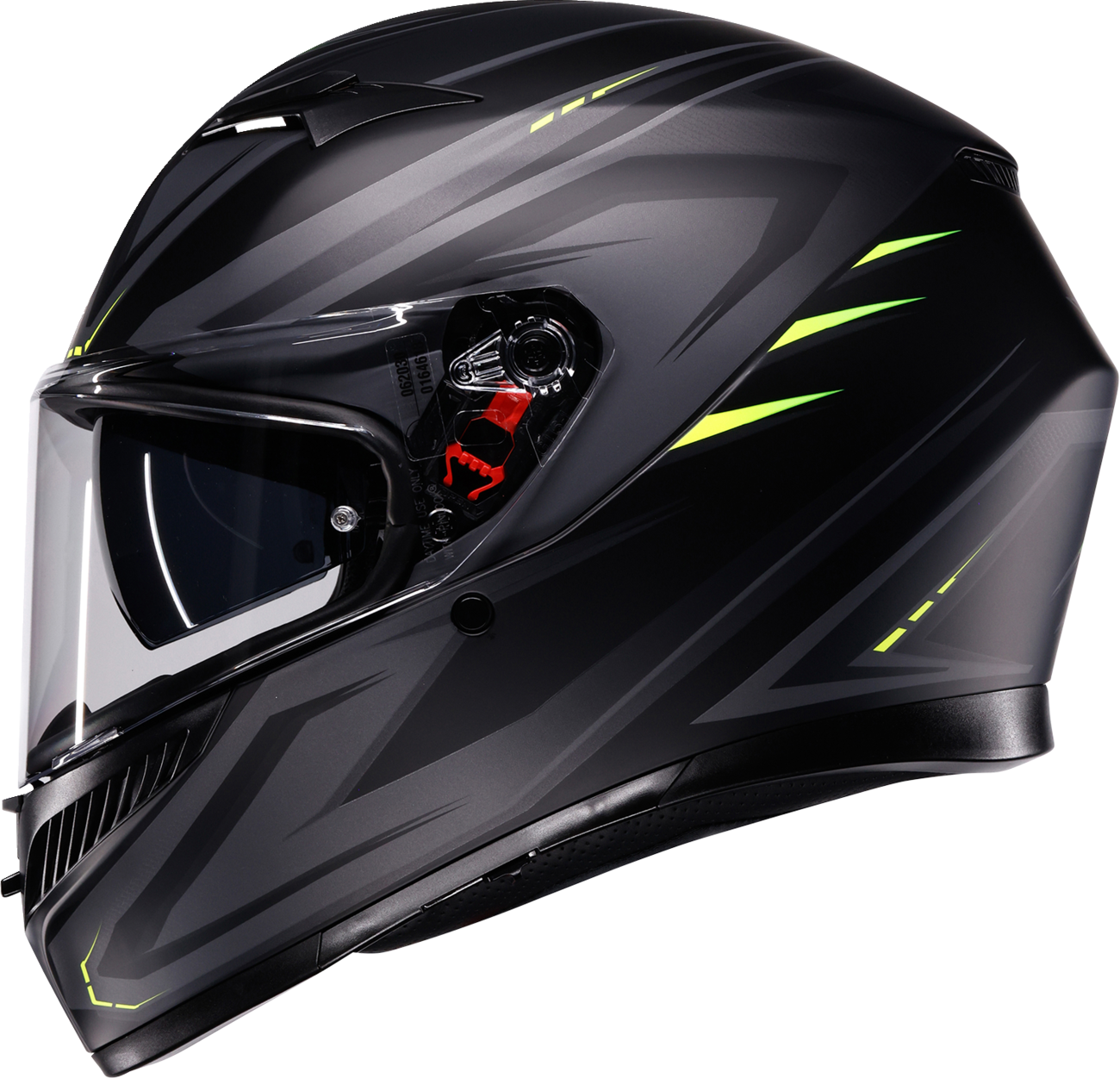 AGV K3 Helmet - Syth - Matte Black/Yellow Fluo - 2XL 2118381004-026-XXL