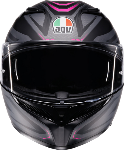 AGV K3 Helmet - Syth - Matte Black/Pink - XS 2118381004-025-XS