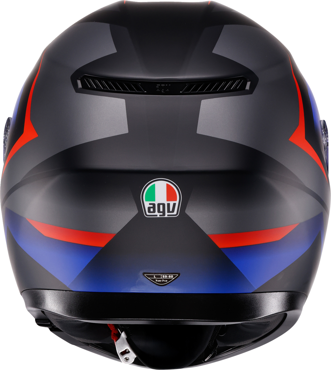 AGV K3 Helmet - Striga - Matte Black/Blue/Red - 2XL 2118381004-024-XXL