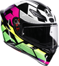 AGV K1 S Helmet - Punkpulse - Black/Purple/Lime - 2XL 2118394018-071-XXL