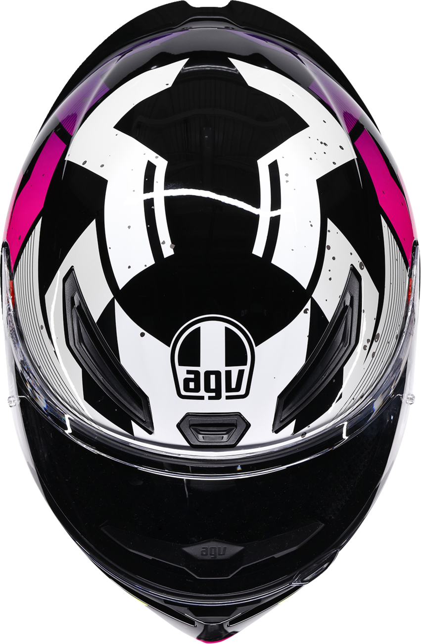 AGV K1 S Helmet - Punkpulse - Black/Purple/Lime - Small 2118394018-071-S