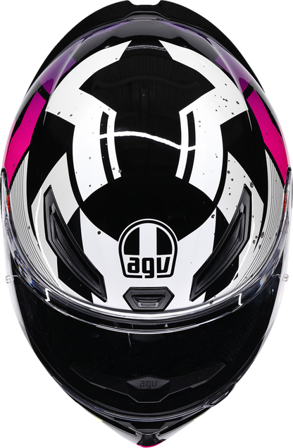 AGV K1 S Helmet - Punkpulse - Black/Purple/Lime - Large 2118394018-071-L