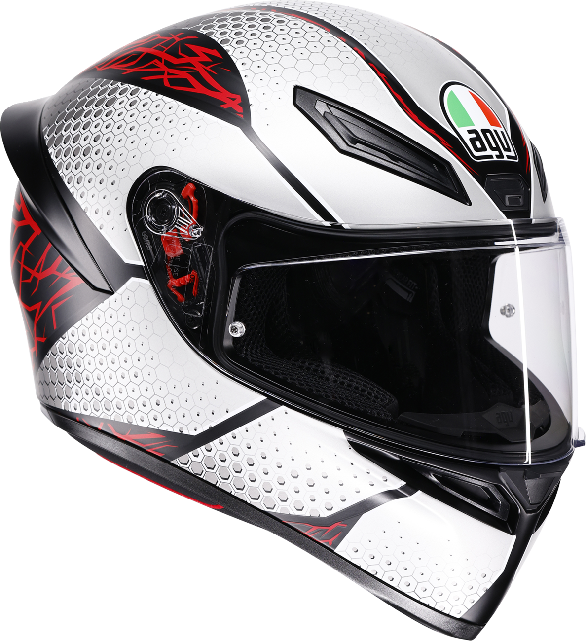 AGV K1 S Helmet - Speedarmor - Matte Black/Gray/Red - XL 2118394018-073-XL