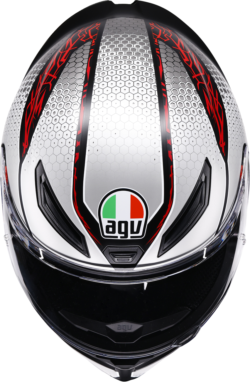 AGV K1 S Helmet - Speedarmor - Matte Black/Gray/Red - Medium 2118394018-073-M