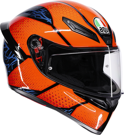 AGV K1 S Helmet - Speedarmor - Black/Orange/Blue - XL 2118394018-074-XL