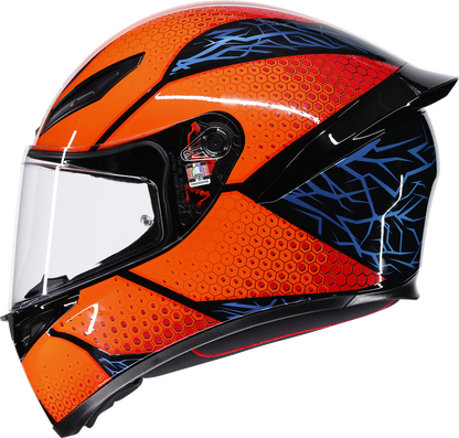AGV K1 S Helmet - Speedarmor - Black/Orange/Blue - XL 2118394018-074-XL