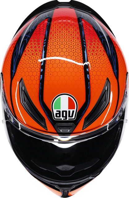 AGV K1 S Helmet - Speedarmor - Black/Orange/Blue - XL 2118394018-074-XL